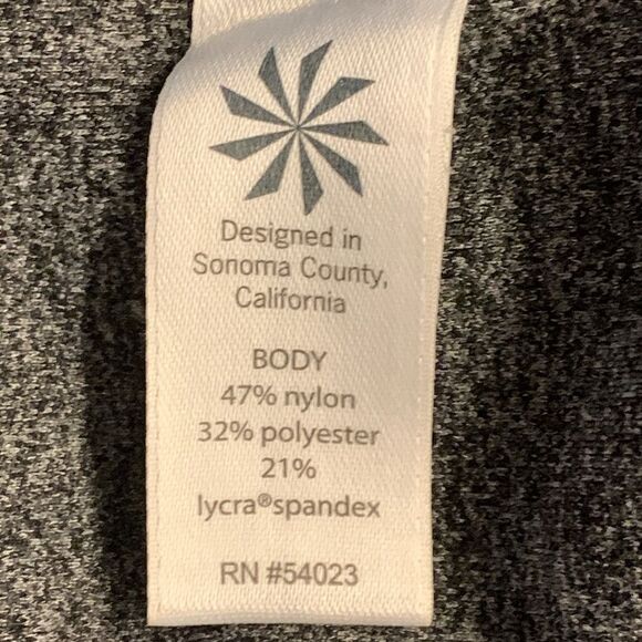 Athleta Gray Leggings stash pocket High Waist Full Length small - Picture 4 of 11